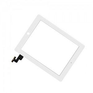iPad 2 Kosketuspaneeli Digitizer Home napilla ja tarroilla - Valkoinen