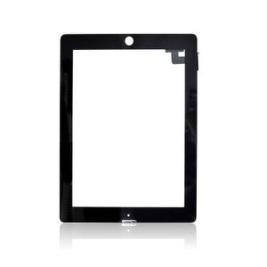 iPad 2 Kosketuspaneeli Digitizer Home napilla ja tarroilla - Musta