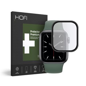 HOFI Hybridi suojalasi Apple Watch 4 / 5 / 6 / SE 44mm - musta