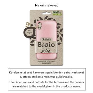 Forever Bioio 100% biohajoava suojakotelo iPhone 6 Plus - pinkki