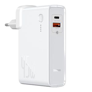 Baseus Power Station Gan 2 in 1 Quick Charge Power bank & Laturi 10000mAh 45W