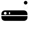 iPhone 5 Takakannen lasit - Musta