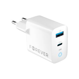 Forever TC-06-20AC PD QC laturi 1x USB-C 1x USB 20W