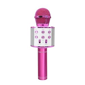 Maxlife MX-300 Bluetooth langaton karaoke mikrofoni / kaiutin - pinkki