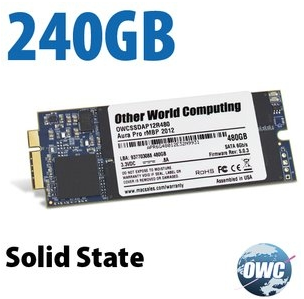 OWC Aura 6G SSD 250GB Macbook Pro Retina 2012 / Early 2013