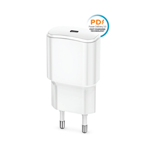 Forever TC-01 USB-C PD 3A Pikalaturi (20W), valkoinen