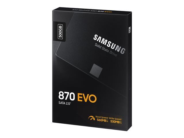 Samsung 870 EVO 500GB 2.5" SATA SSD Levy