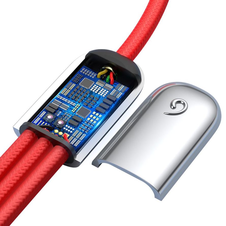 Baseus kolme porsasta multikaapeli Lightning / Micro USB / Type-C