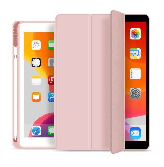 Tech-Protect Smartcase Apple iPad 10.2" 2019 / 2020 /2021 Suojakuori - Ruusukulta