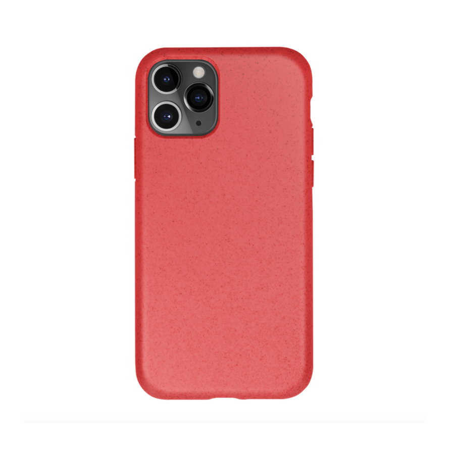 Forever Bioio 100% biohajoava suojakotelo iPhone 11 Pro - punainen