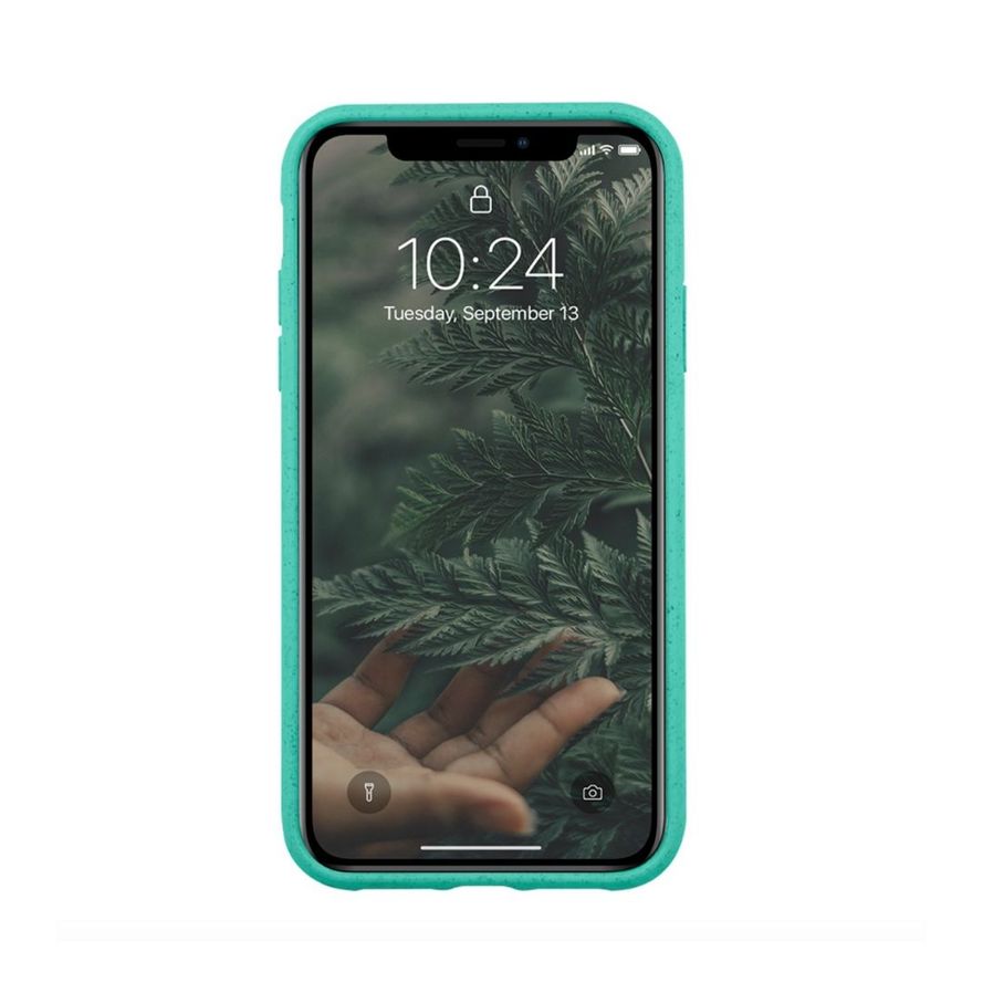 Forever Bioio 100% biohajoava suojakotelo iPhone 11 Pro Max - mintunvihreä