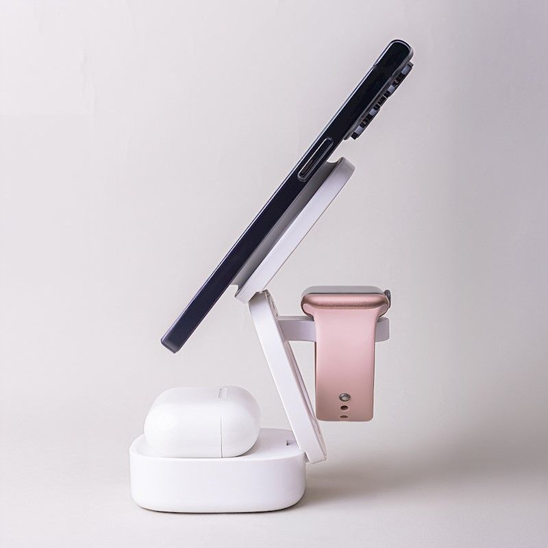 Maxlife MXWC-06 magneettinen laturi 15W valkoinen 3-in-1