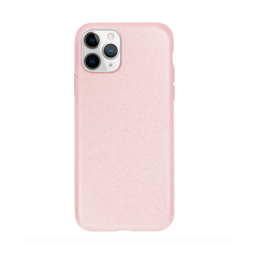 Forever Bioio 100% biohajoava suojakotelo iPhone 11 Pro Max - pinkki