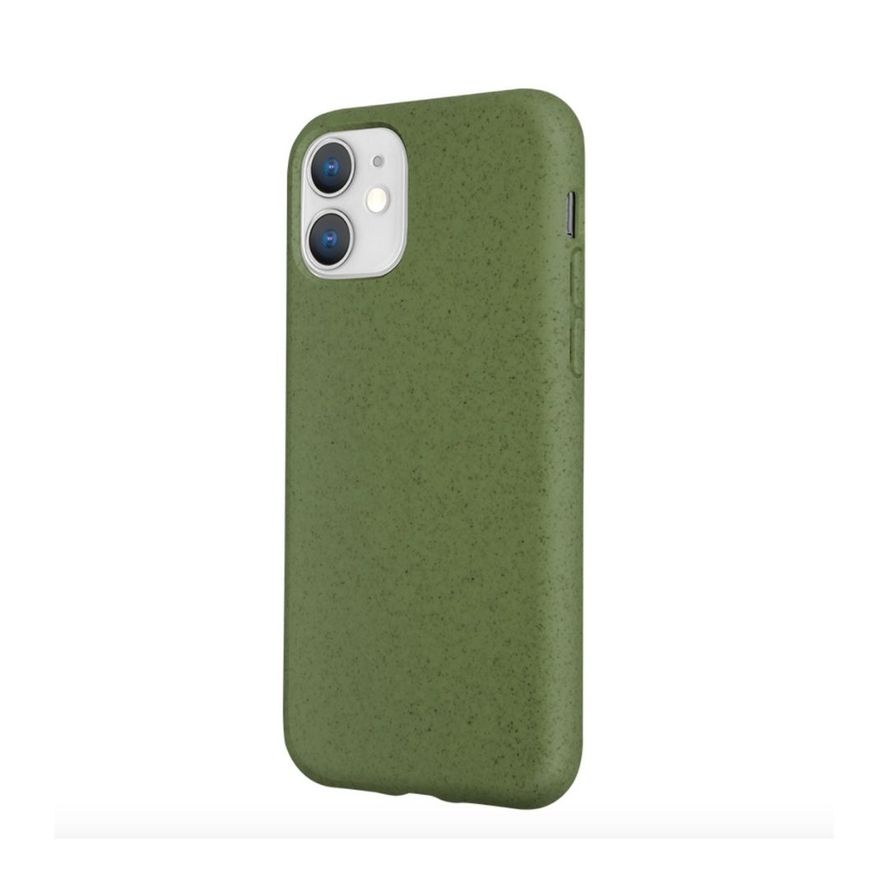 Forever Bioio 100% biohajoava suojakotelo iPhone 11 - vihreä