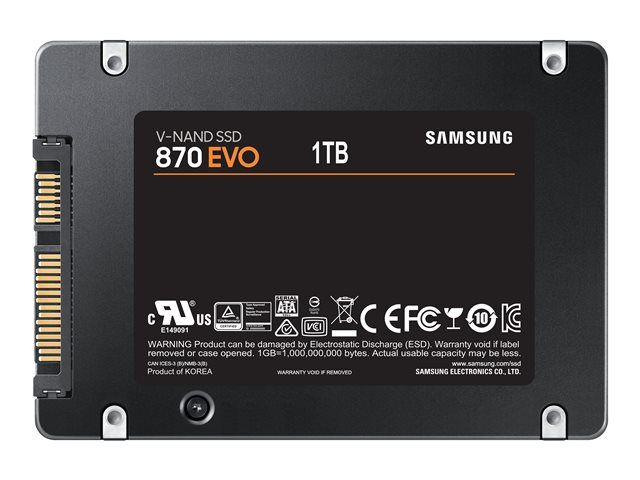 Samsung 870 EVO 1TB 2.5" SSD Levy
