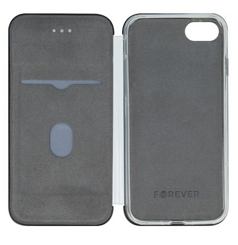 Forever lompakkomallinen Armor suojakotelo iPhone X / iPhone Xs - musta