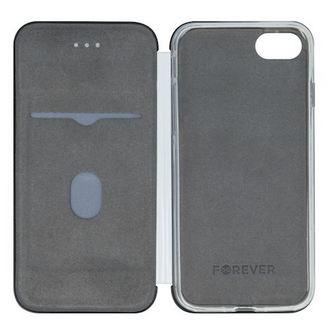 Forever lompakkomallinen Armor suojakotelo iPhone X / iPhone Xs - ruusukultainen