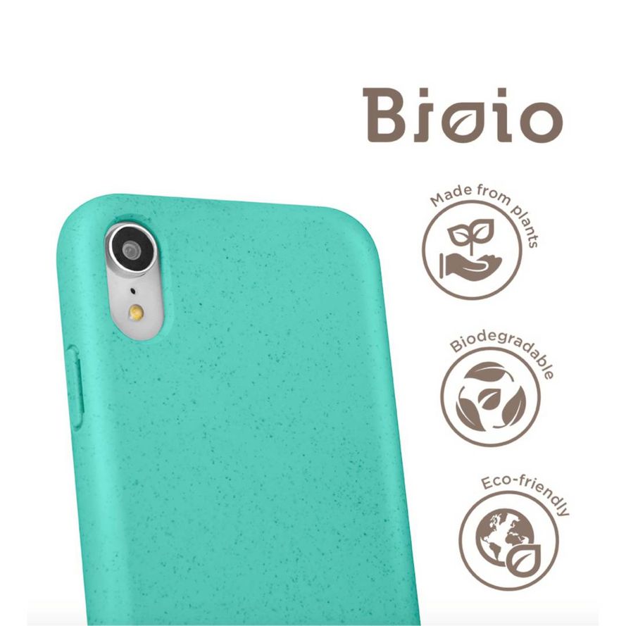 Forever Bioio 100% biohajoava suojakotelo iPhone XR - mintunvihreä