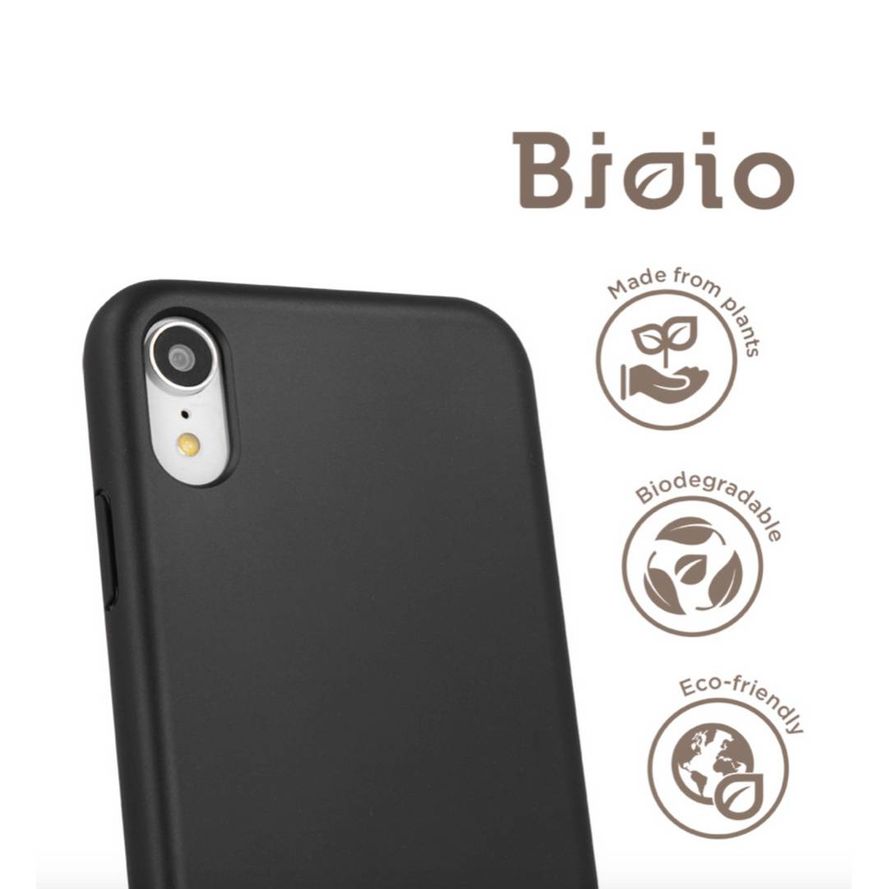 Forever Bioio 100% biohajoava suojakotelo iPhone 7 / iPhone 8 / SE 2 - musta