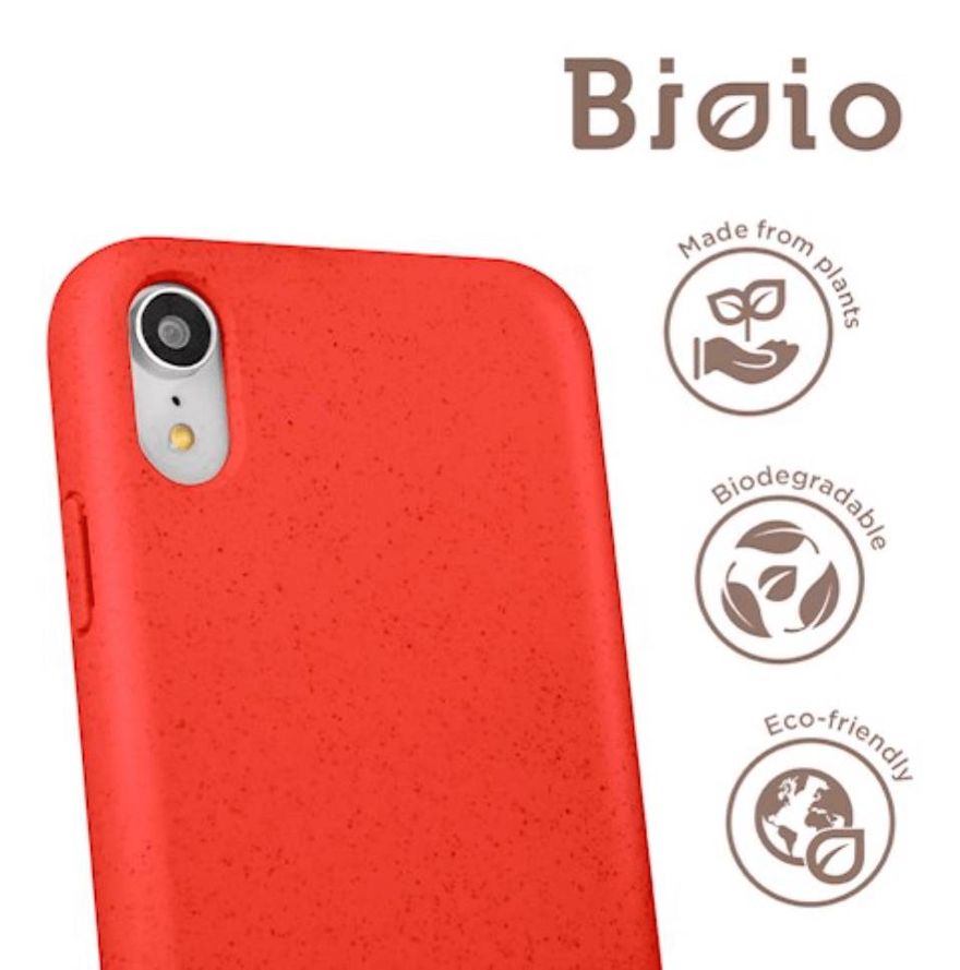 Forever Bioio 100% biohajoava suojakotelo iPhone Xs Max - punainen