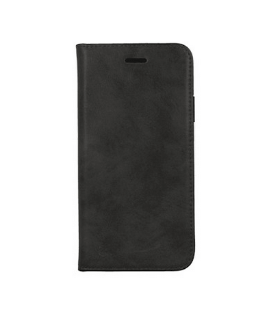 Forever Gamma lompakkomallinen suojakotelo aitoa nahkaa irrotettavalla sisäkotelolla iPhone 6 / iPhone 6s - musta