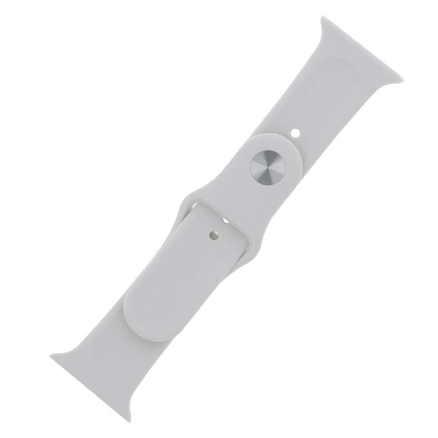 Apple Watch Silikoniranneke M / L  - 38 / 40 / 41 mm ivory valkoinen