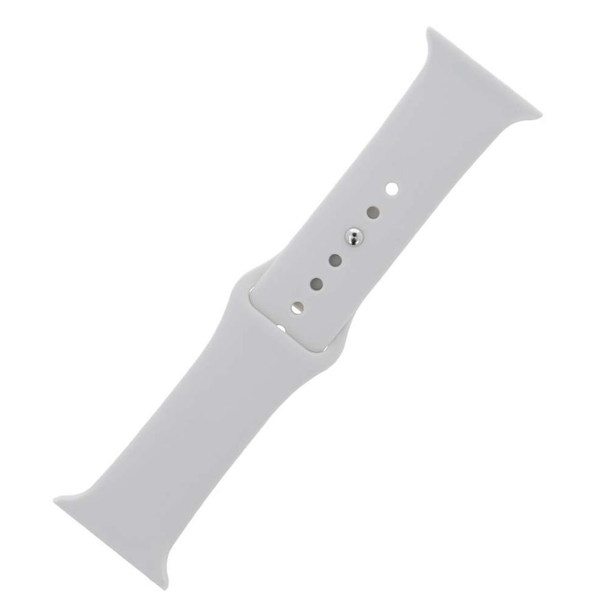 Apple Watch Silikoniranneke S / M - 38 / 40 / 41 mm ivory valkoinen