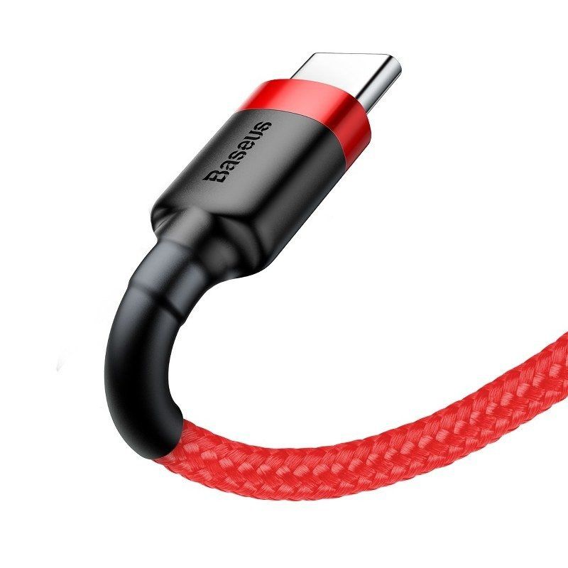 Baseus Cafule USB-C kaapeli 1m 3A - punainen