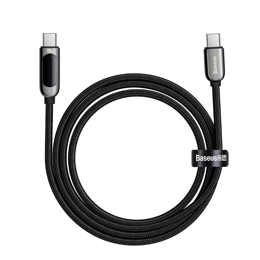 Baseus Kaapeli näytöllä USB-C - USB-C 100W, 2m kaapeli