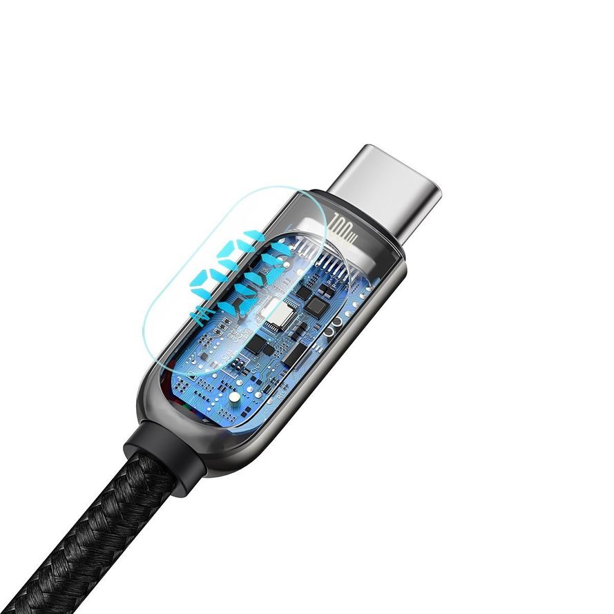 Baseus Kaapeli näytöllä USB-C - USB-C 100W, 2m kaapeli
