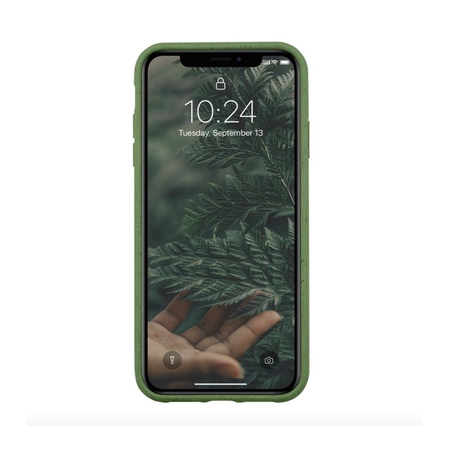 Forever Bioio 100% biohajoava suojakotelo iPhone 11 Pro - vihreä