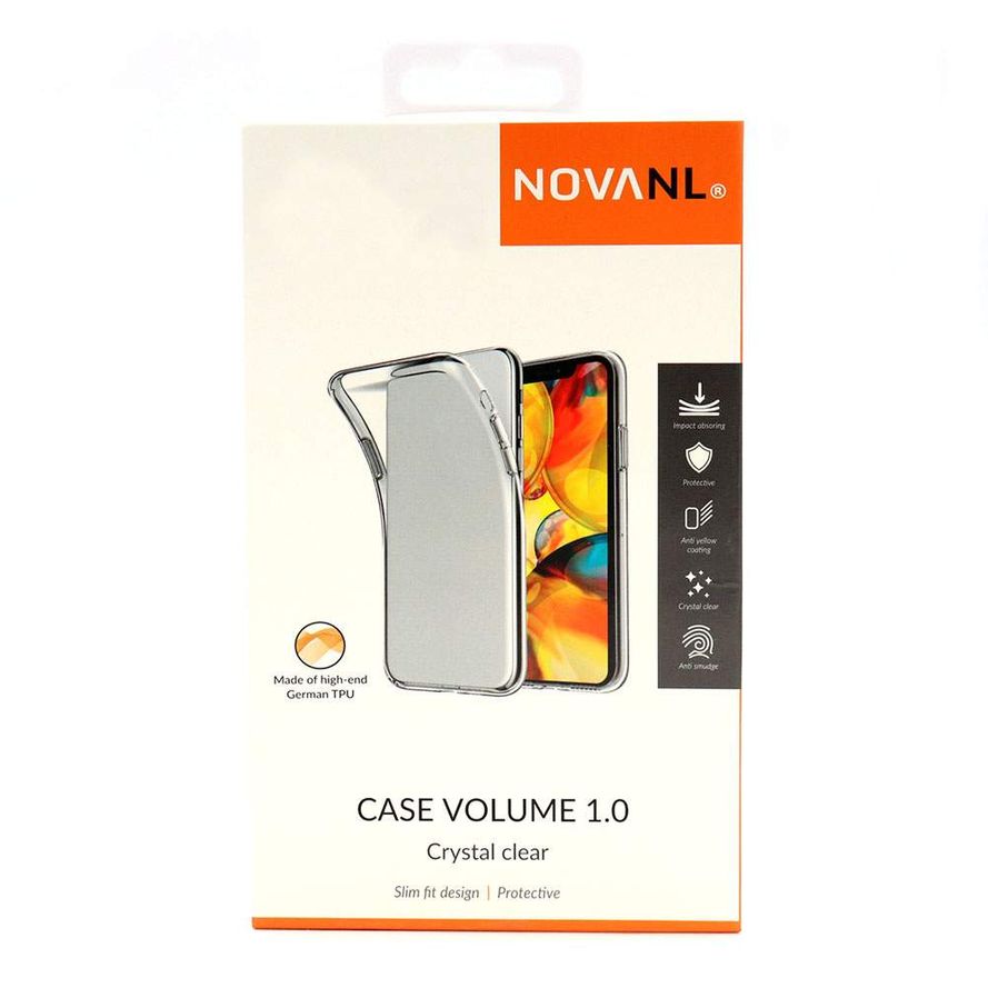 NovaNL TPU Volume 1.0 suojakotelo Apple iPhone 6 Plus / iPhone 6S Plus - läpinäkyvä