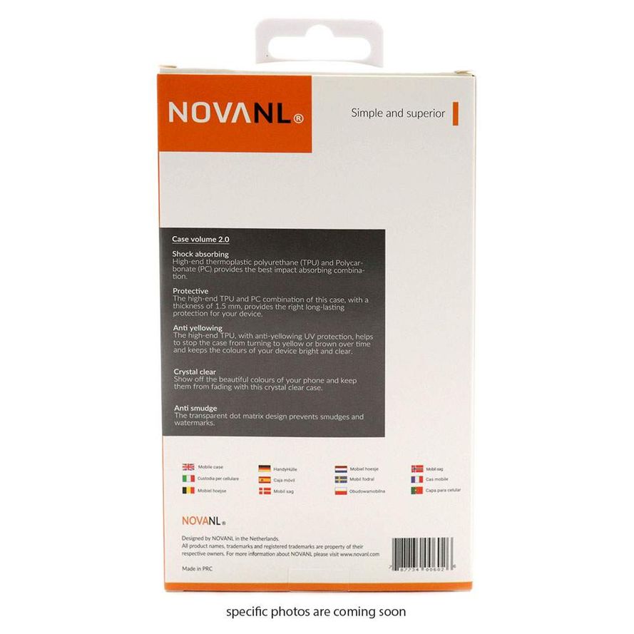 NovaNL TPU Volume 2.0 suojakotelo Apple iPhone 7 / iPhone 8 / iPhone SE 2020 - läpinäkyvä