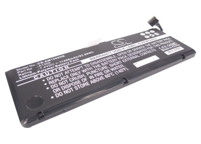 Macbook Pro 17-tuumaa 2009 2010 A1297, A1309 akku 11200 mAh musta