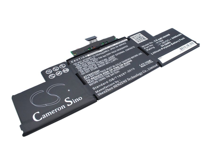 MacBook Pro 15 Retina Late 2013 ja Mid-2014 A1398 - A1494 akku 8400 mAh 