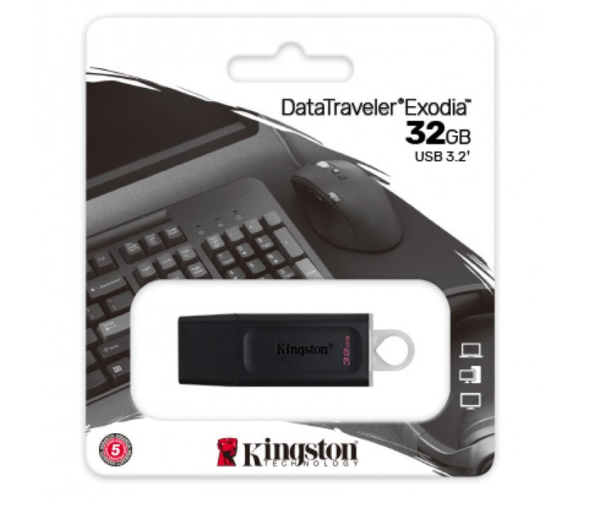 Kingston DataTraveler Exodia 32 GB USB -muistitikku USB3.2 Gen 1 Type-A