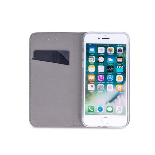 Smart Magnet lompakkomallinen suojakotelo Apple iPhone 13 Mini - Punainen