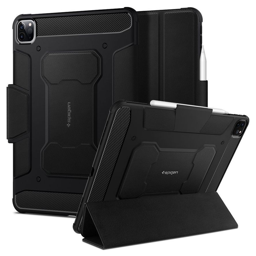 Spigen rugged armor PRO IPad 11 2020 / 2021 Suojakotelo musta