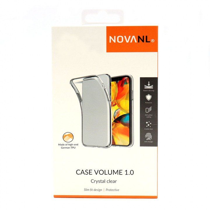 NovaNL TPU Volume 1.0 suojakotelo Apple iPhone 13 Mini - läpinäkyvä