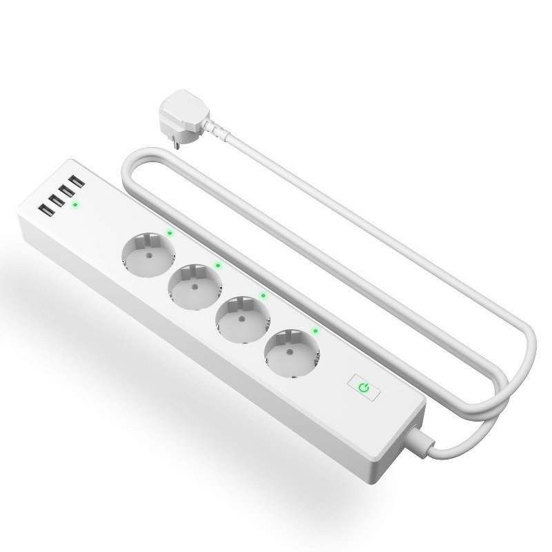 Meross Smart WiFi Jatkojohto - 4 x USB Virtalähde - HomeKit