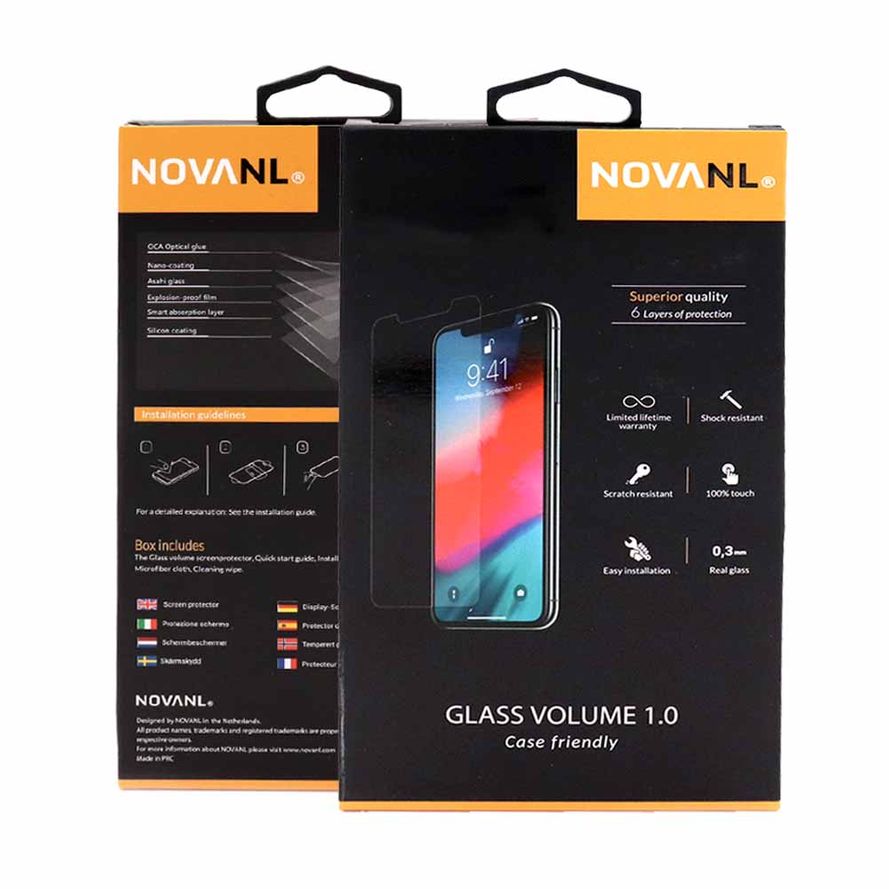 Apple iPhone SE 2020 / SE 3 2022 Panssarilasi NovaNL Glass Volume 1.0