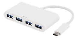 USB-C 3.1 -verkkosovitin, Gigabit, 1 x RJ45, 1 x USB 3.1 Type C uros, musta