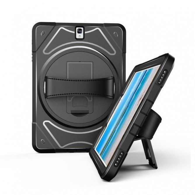 Armor-X EXN Ultra 3 Layers Iskunkestävä suojakotelo iPad Pro 10.5, musta