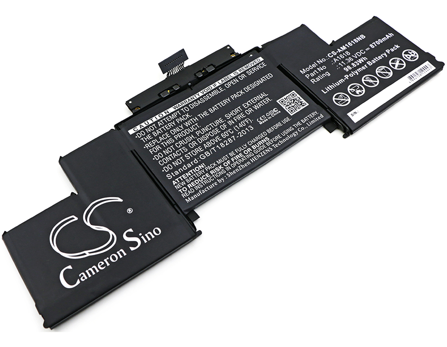 MacBook Pro 15 Retina 2015 Malli A1398 - A1618 akku 8700 mAh