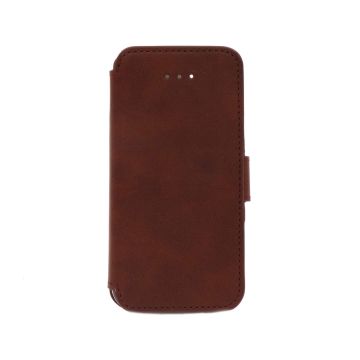 NovaNL Bookcase Volume 1.0 suojakotelo Apple iPhone 5 / 5S / SE - ruskea