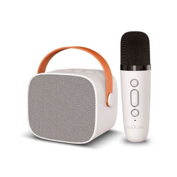 Maxlife MXKS-100 Bluetooth langaton karaoke kaiutin - Valkoinen