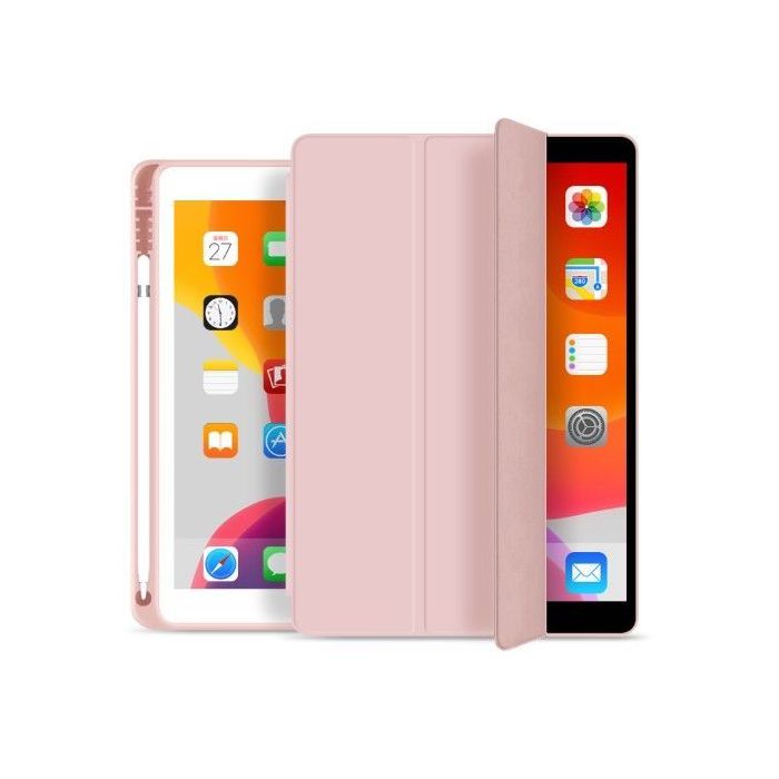 Tech-Protect Smartcase Apple iPad 10.2" 2019 / 2020 /2021 Suojakuori - Ruusukulta