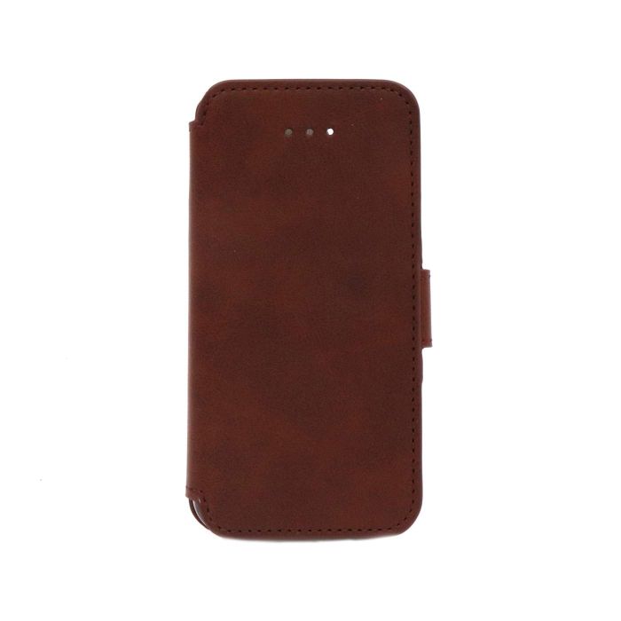 NovaNL Bookcase Volume 1.0 suojakotelo Apple iPhone 5 / 5S / SE - ruskea
