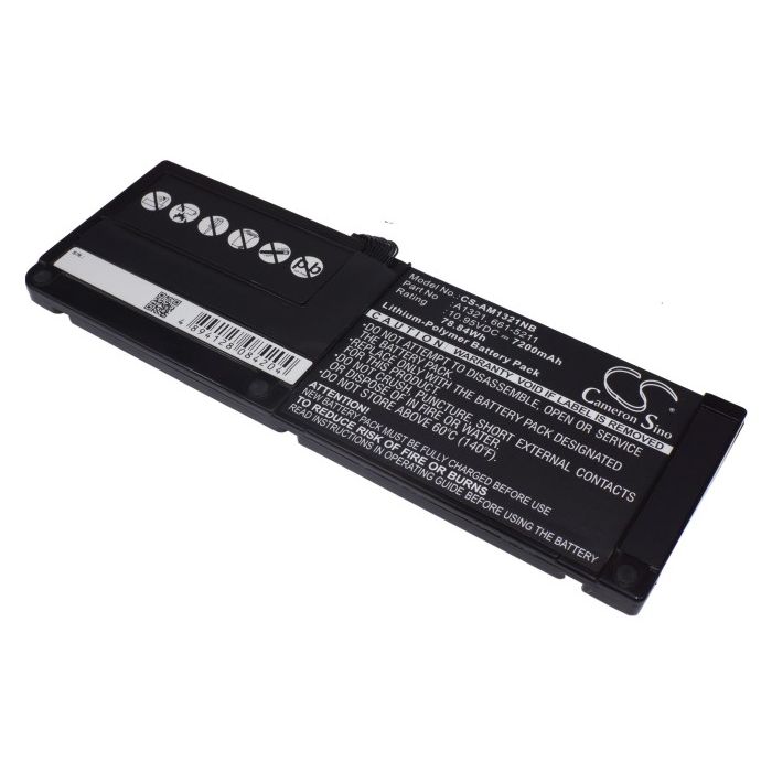 Apple Macbook Pro 15-tuumaa 2009 ja 2010 akku 7200 mAh musta