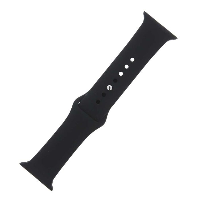 Apple Watch Silikoniranneke M / L  - 38 / 40 / 41 mm musta